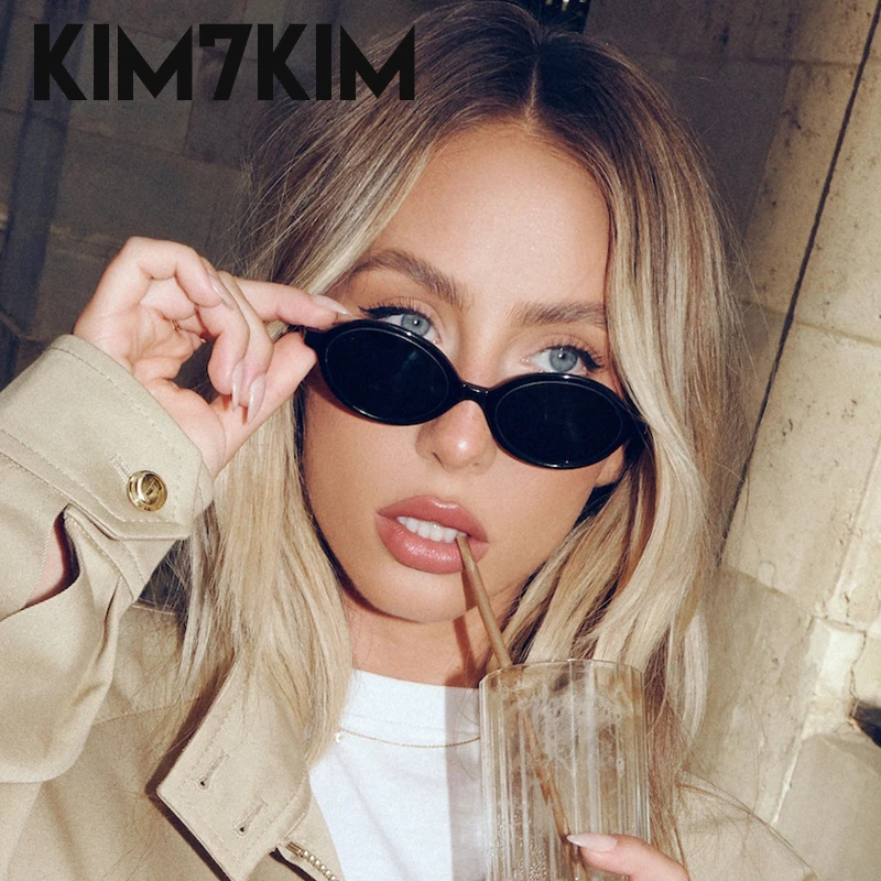 

Vintage Small Oval Sunglasses For Women Men Simple Style Luxury Brand Designer Retro Eyewear Trends Sun Glasses Goggle Ladies