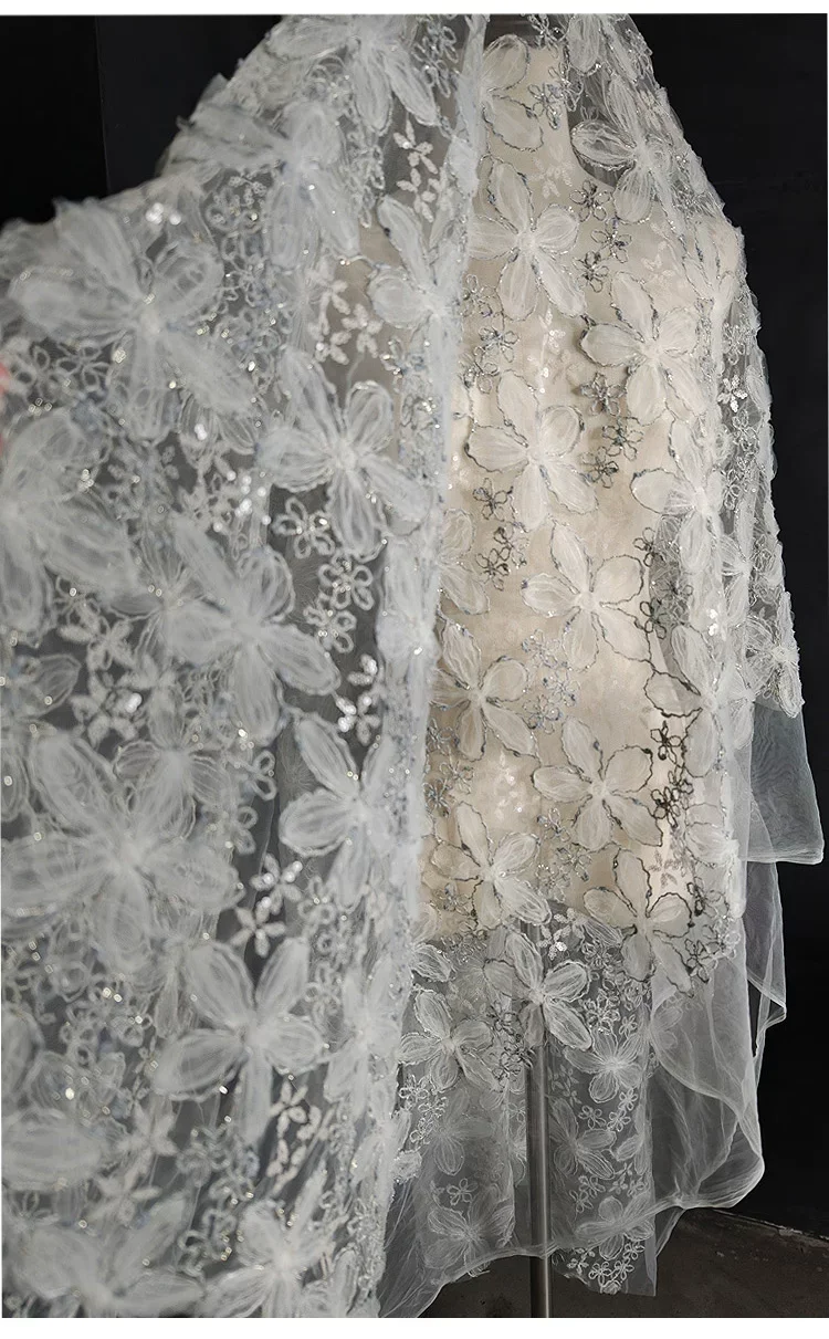1yard Gold thread sequin embro - Embroidery Gold recension och pris
