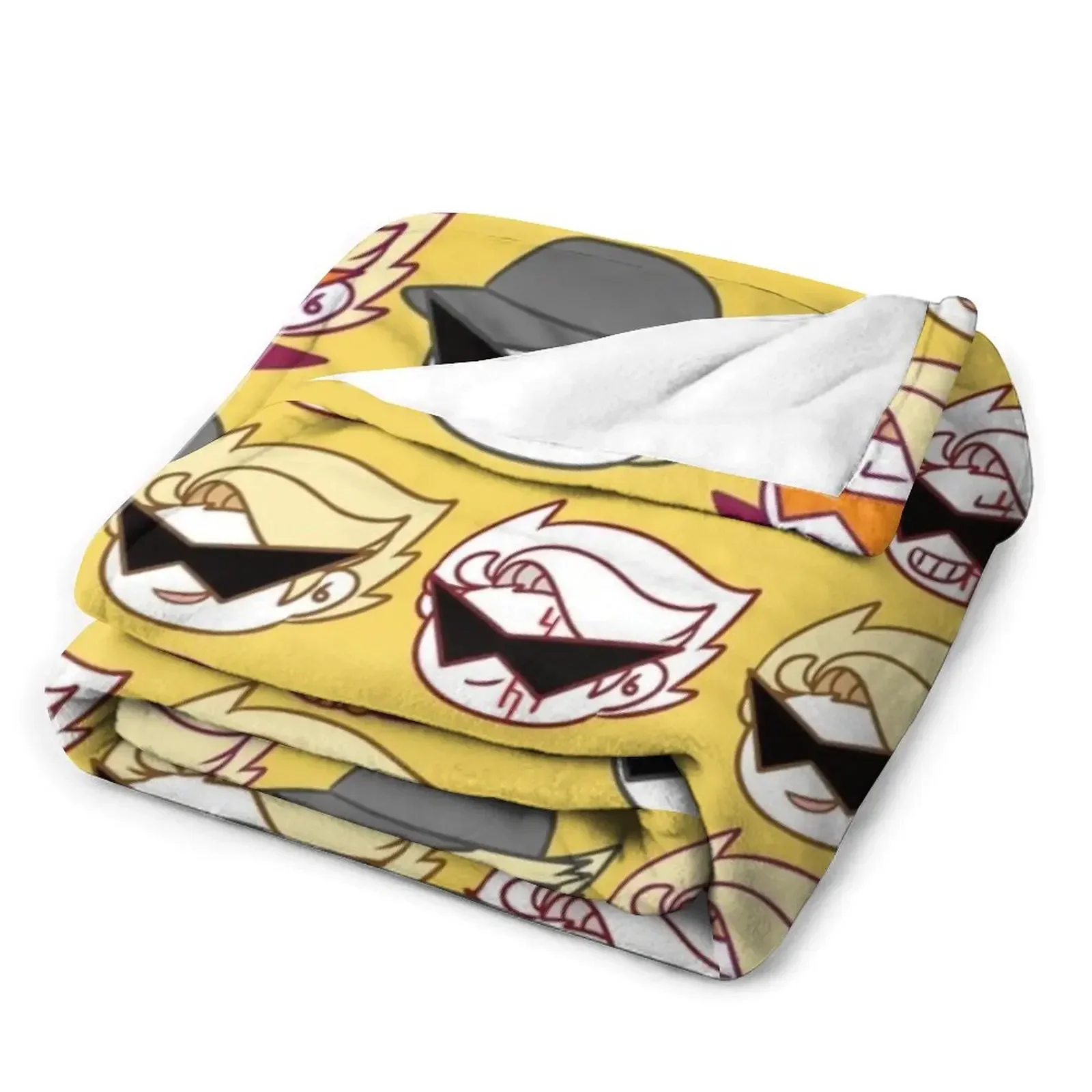 homestuck-dirk strider fabric series-Cute dirks head Throw Blanket Furrys cosplay anime Fashion Sofas Large Blankets - view 3