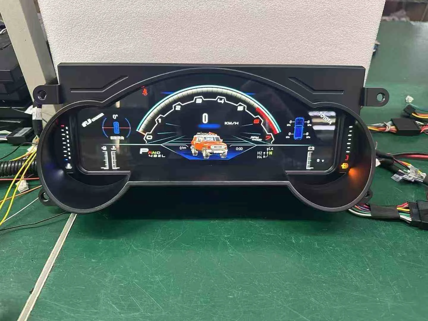 JT 12.3 Inch High Resolution Car Digital Dashboard Speedometer Display LCD Instrument Panel For Toyota For Land Cruiser For FJ 2