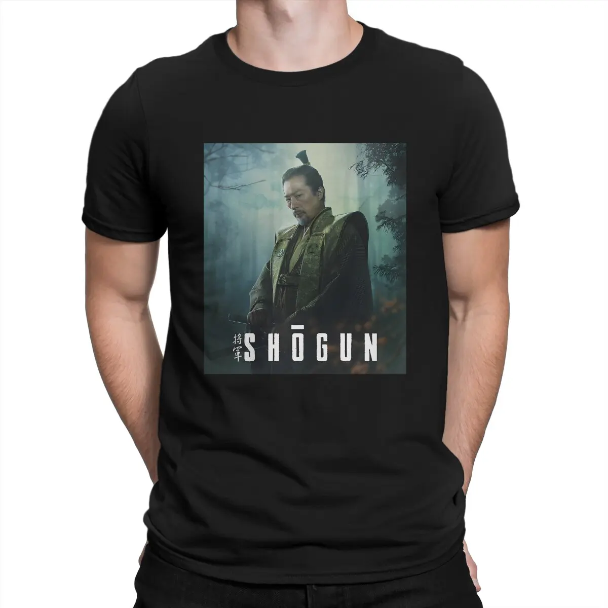 2024 Men T Shirt Shogun Casual Tee Shirt Short Sleeve Crew Neck T-Shirts Pure Cotton Printed Tops