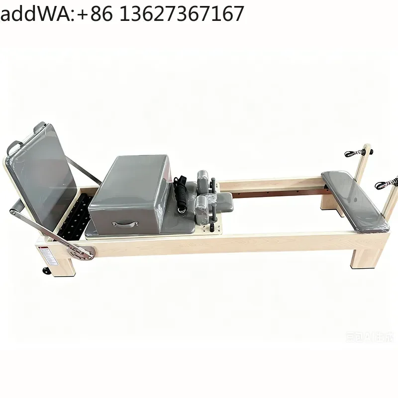 Solid wood maple pilates core bed multi-functional training bed private training posture correction spinal pilates training