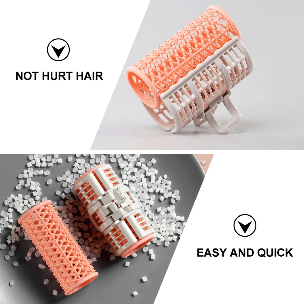 

3pcs Curlers Rollers Styling Tools Self-Grip Clips Fix Bangs Hair Root Create Curly Hairstyles Air Bangs Easy Quick Non-Damaging