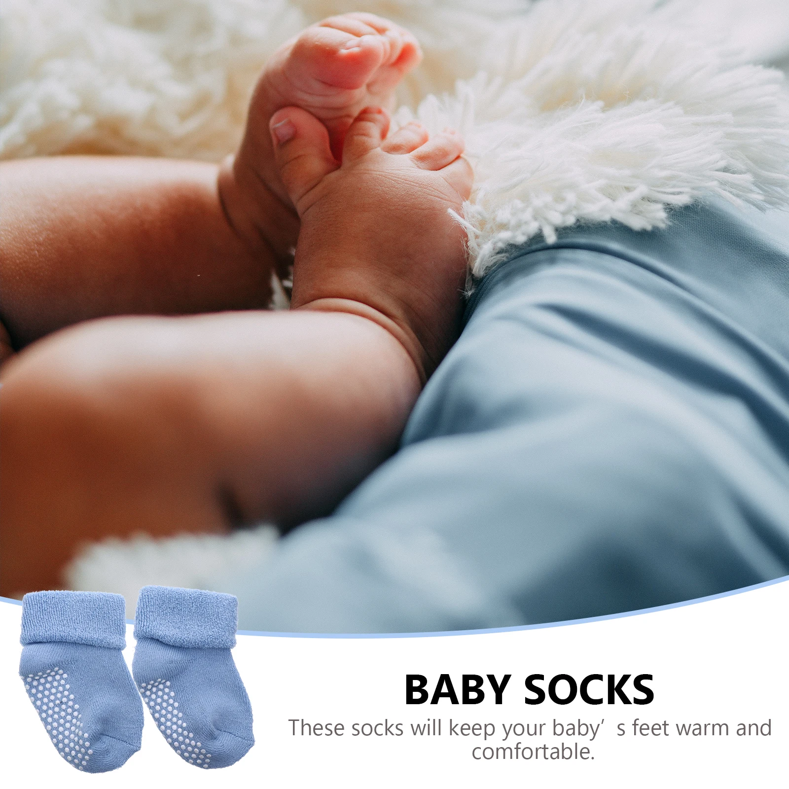 AntiSlip 양말 미끄럼 방지 바닥 통기성 면 편안한 탄성 BabySocks InfantSocks ThickSocks KidsStocking ShortSocks