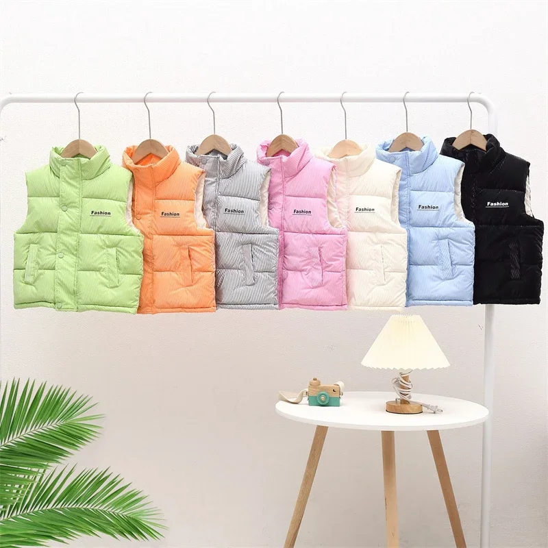 

Жилет детский на молнии, с карманами, на пуговицах