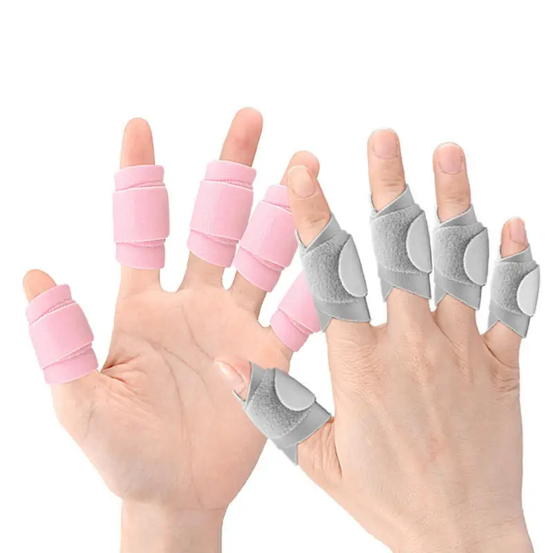 5pcs Adjustable Finger Splint Adjustable Finger Brace For Finger Straightening Corrector Arthritis Pain Relief