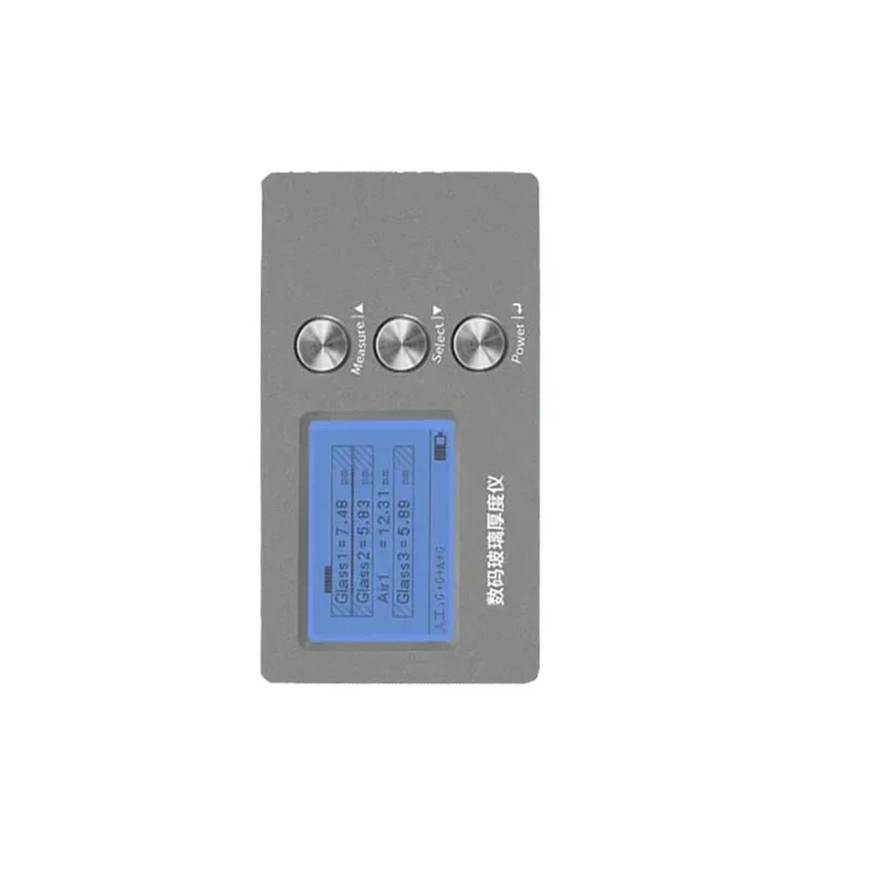 

Hollow three-glass two-cavity curtain wall glass thickness gauge, online digital glass thickness gauge