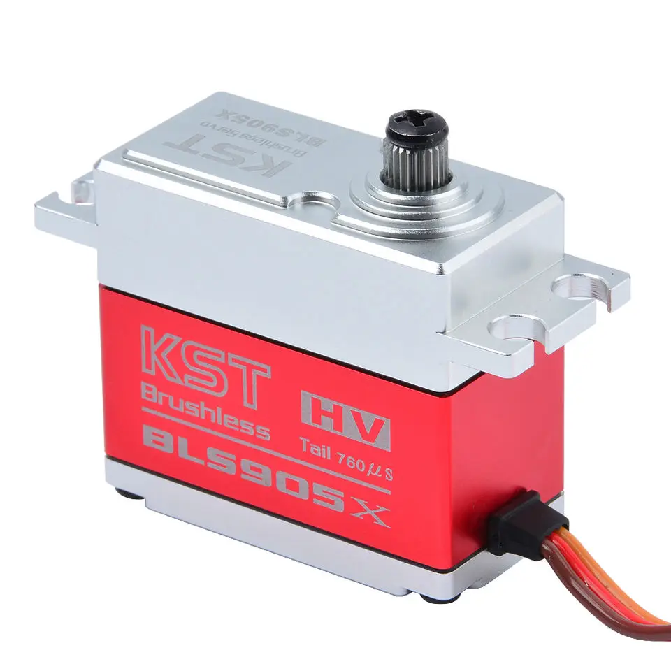 KST BLS905X-servomotor trasero para Robot UAV, 8,4 v, 8kg, 0.035seg, tamaño estándar, sin escobillas, 550-700