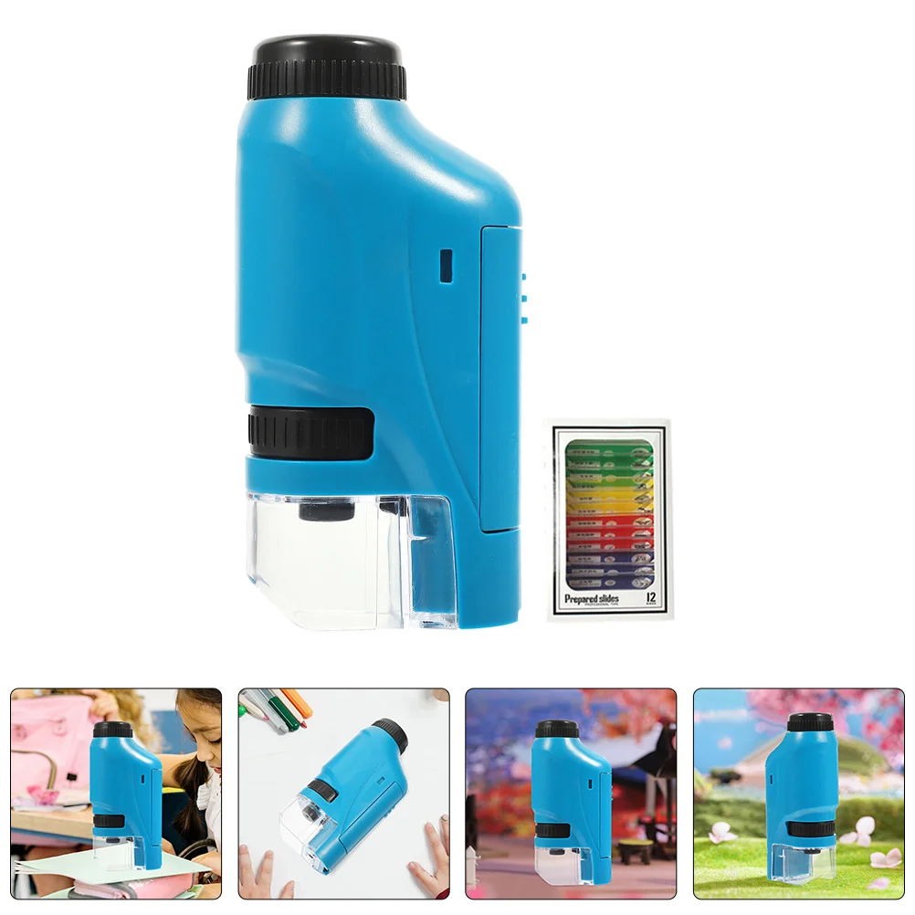 

1Set Portable Microscope Simple Biological Magnifier Kids Science Educational Exploration Outdoor Learning Tool for Children