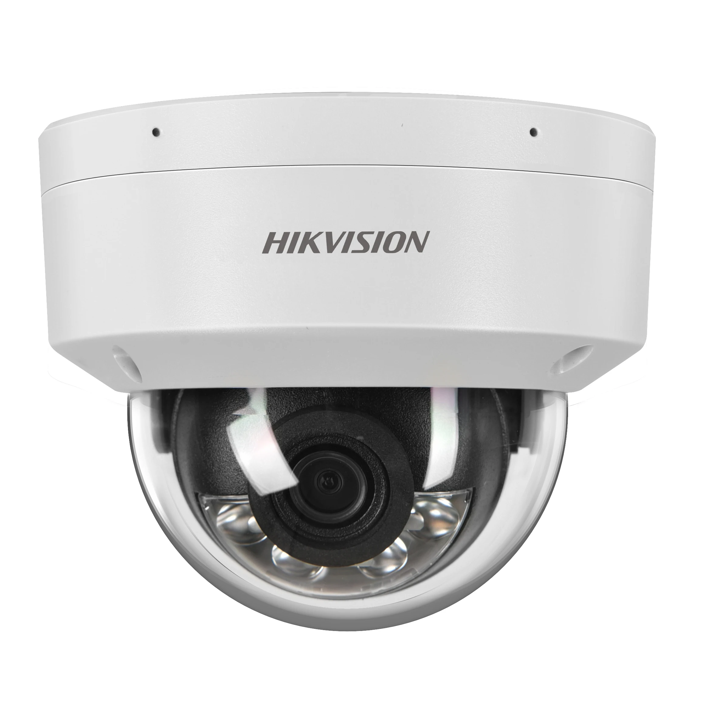 Imagem -02 - Hikvision-câmera ip Inteligente com Microfone Integrado Luz Híbrida Colorvu de Luz Dupla Cúpula Fixa ir Câmera de Rede Ds2cd1183g2-liu Poe 4k 8mp