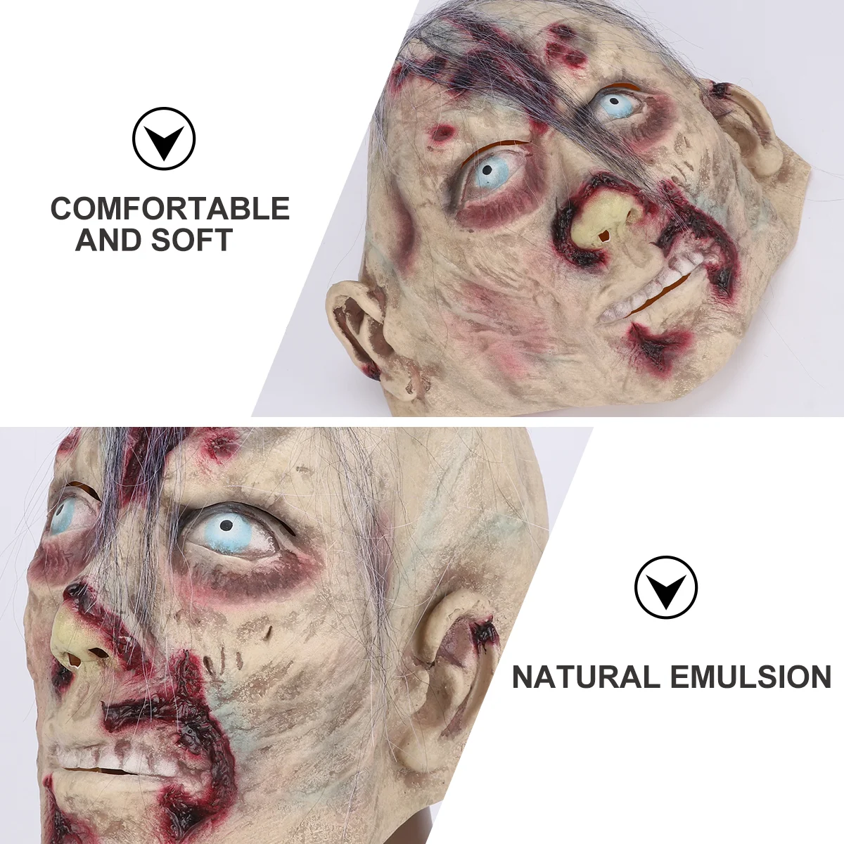 Halloween Zombie Horror Headgear Christmas Party Cosplay Music Festival Creative Natural Eco-friendly Dance Show