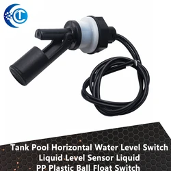 1Pcs Tank Pool Horizontal Water Level Switch Liquid Level Sensor Liquid PP Plastic Ball Float Switch For Arduino