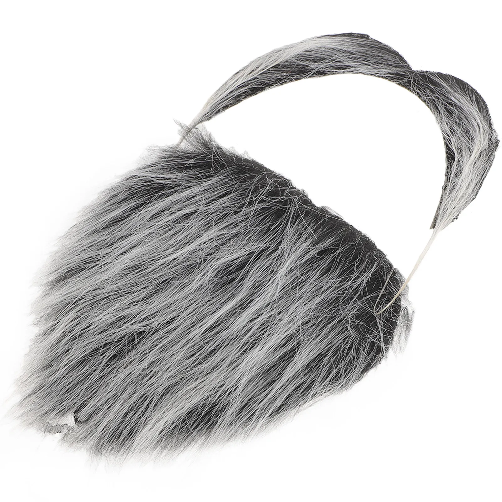 1Set Realistic Cloth Fake Beard Costume for Men Comfortable Skin-Friendly Halloween Party Cosplay Mustache Ornament Decorative - view 5