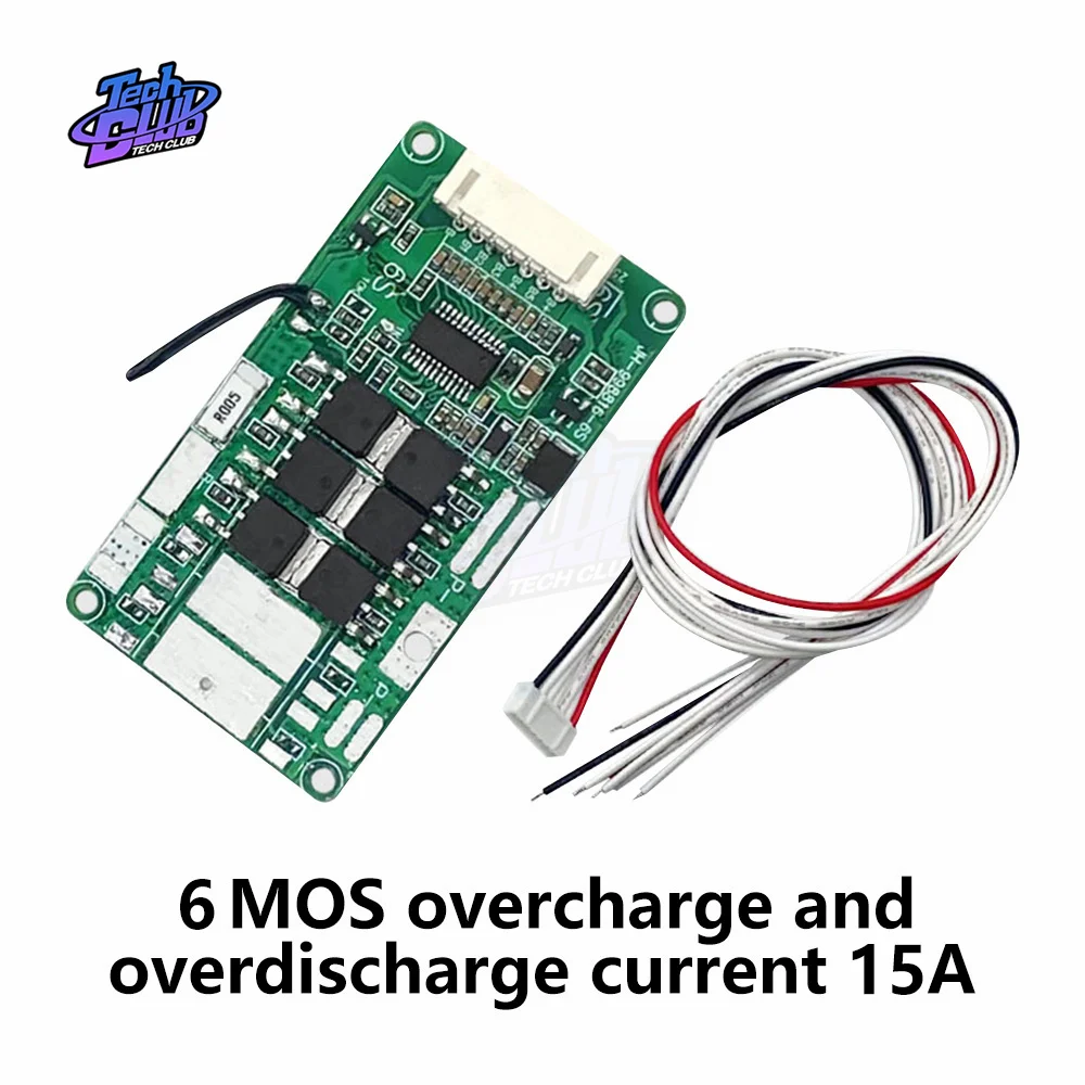 6S 22.2V 10A 15A 20A 25A li-ion Lithium 18650 scheda di carica porta comune protezione da cortocircuito per accessori per elettroutensili