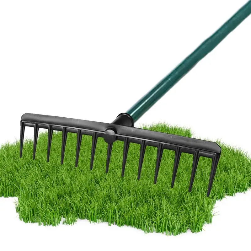 

Yard Leveling Rake Soil Leveling Rake Heavy Duty Field Maintenance Tool For Gardening Landscaping Lawncare Backyard Golf Course