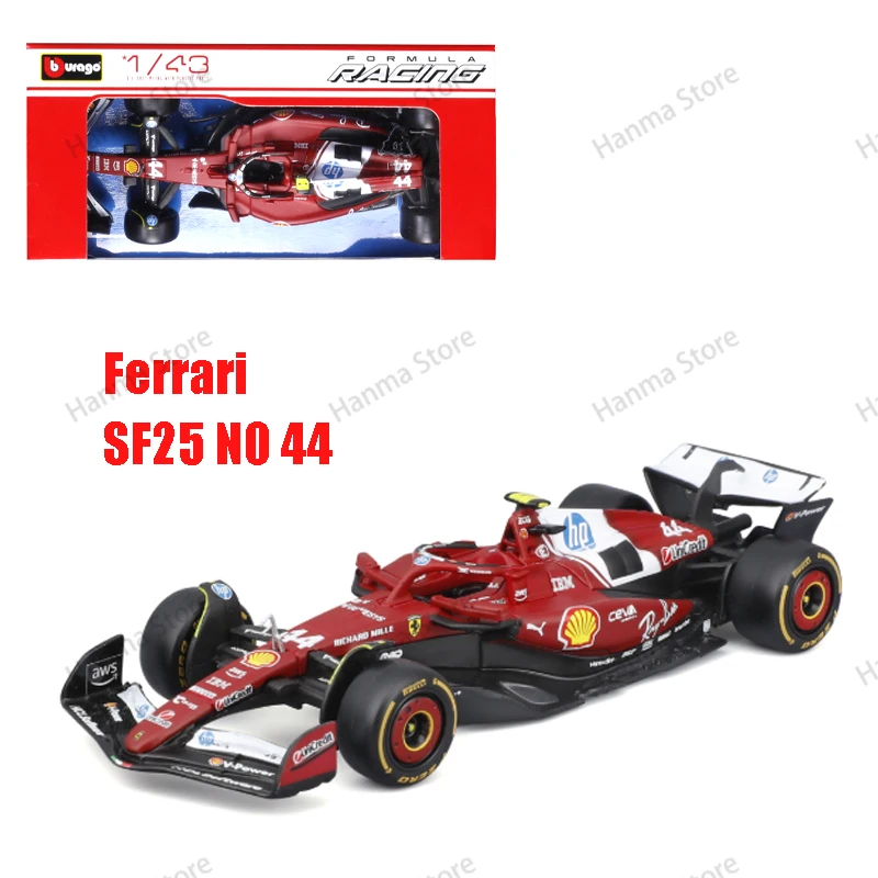 bburago-1-43-2025-mercedes-car-mclaren-mcl39-ferrari-sf25-f1-Модель-formula-car-rb20-Статическая-имитация-литья-под-давлением-гоночного-автомобиля-из-сплава