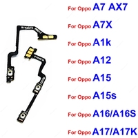 For OPPO A17 A17K A16 A16S A15 A15S A12 A7 A1K On OFF Power Volume Switch Side Key Flex Ribbon Power Volume Button Flex Cable 