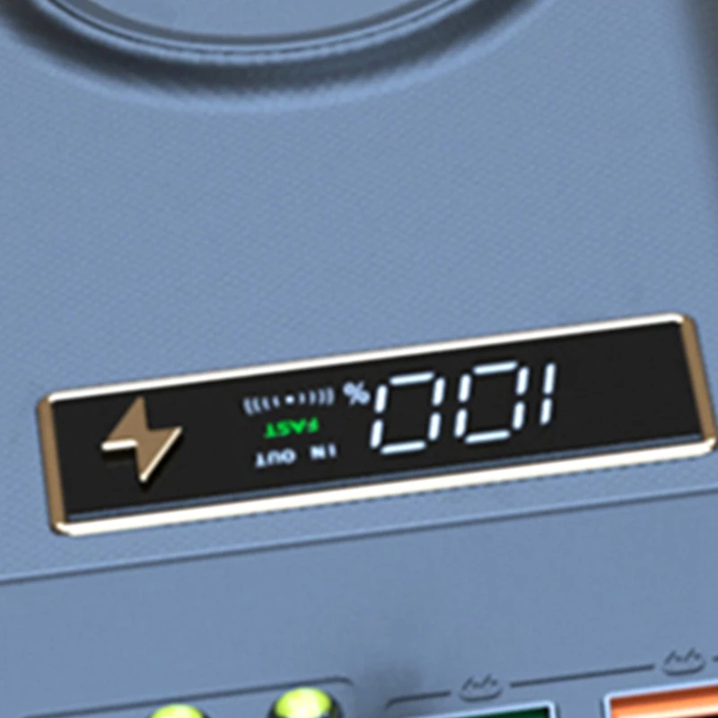 Top Deals 21X18650 Battery Storage Box LED Light PD Quick QC3.0 Charge 18650 Battery Power Bank Case Shell 15W Wireless Charging