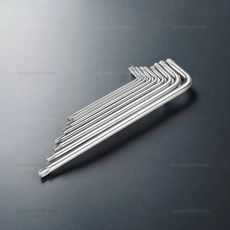 9 قطعة L نوع مزدوج نهاية مفك عرافة مفتاح ألين مجموعة توركس وجع مفك بت ستار المفك مفتاح أدوات يدوية مفك مجموعة