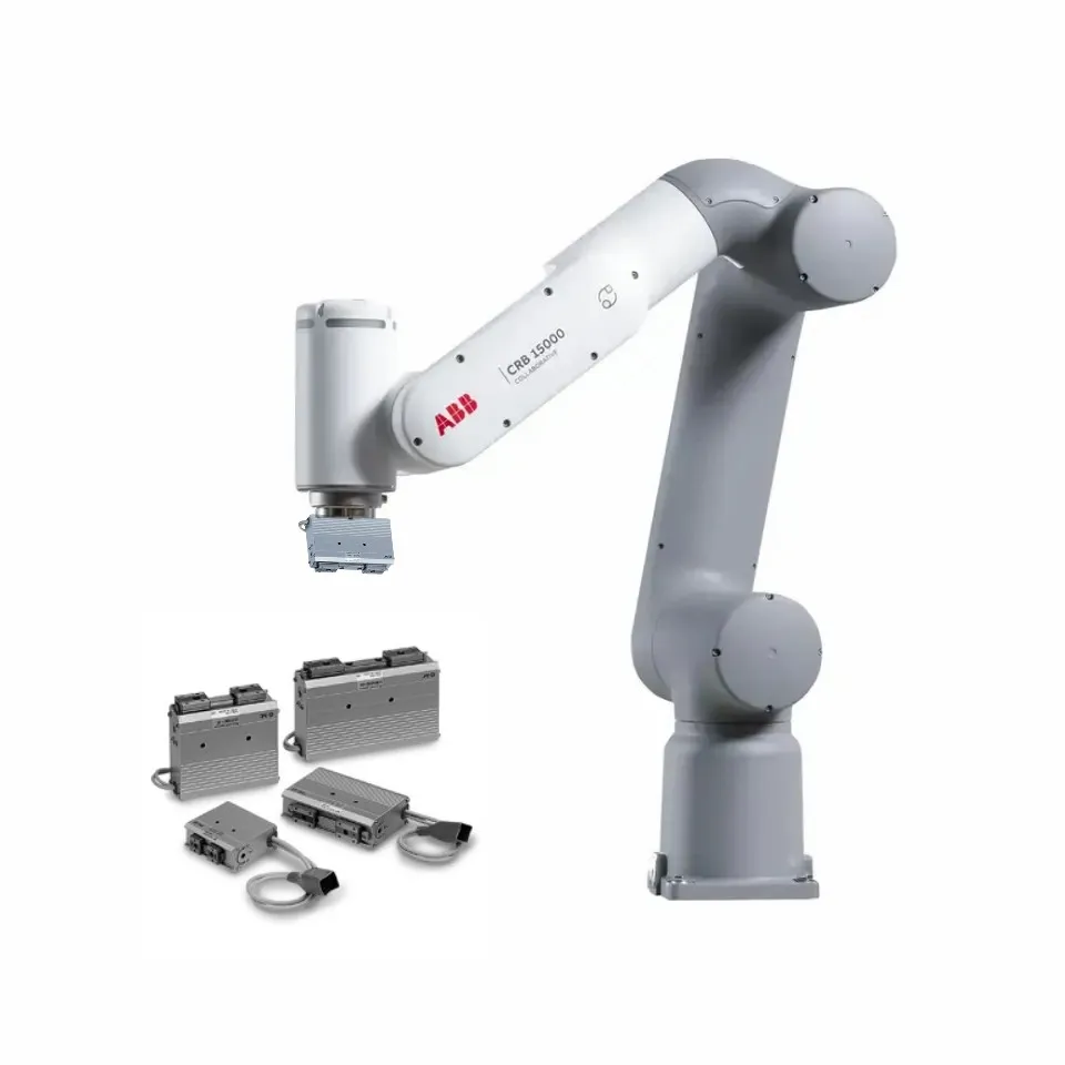 ABB GoFa CRB15000 Cobot с электрическим захватом SMC, двухпальцевый совместный робот LEHF для сборки