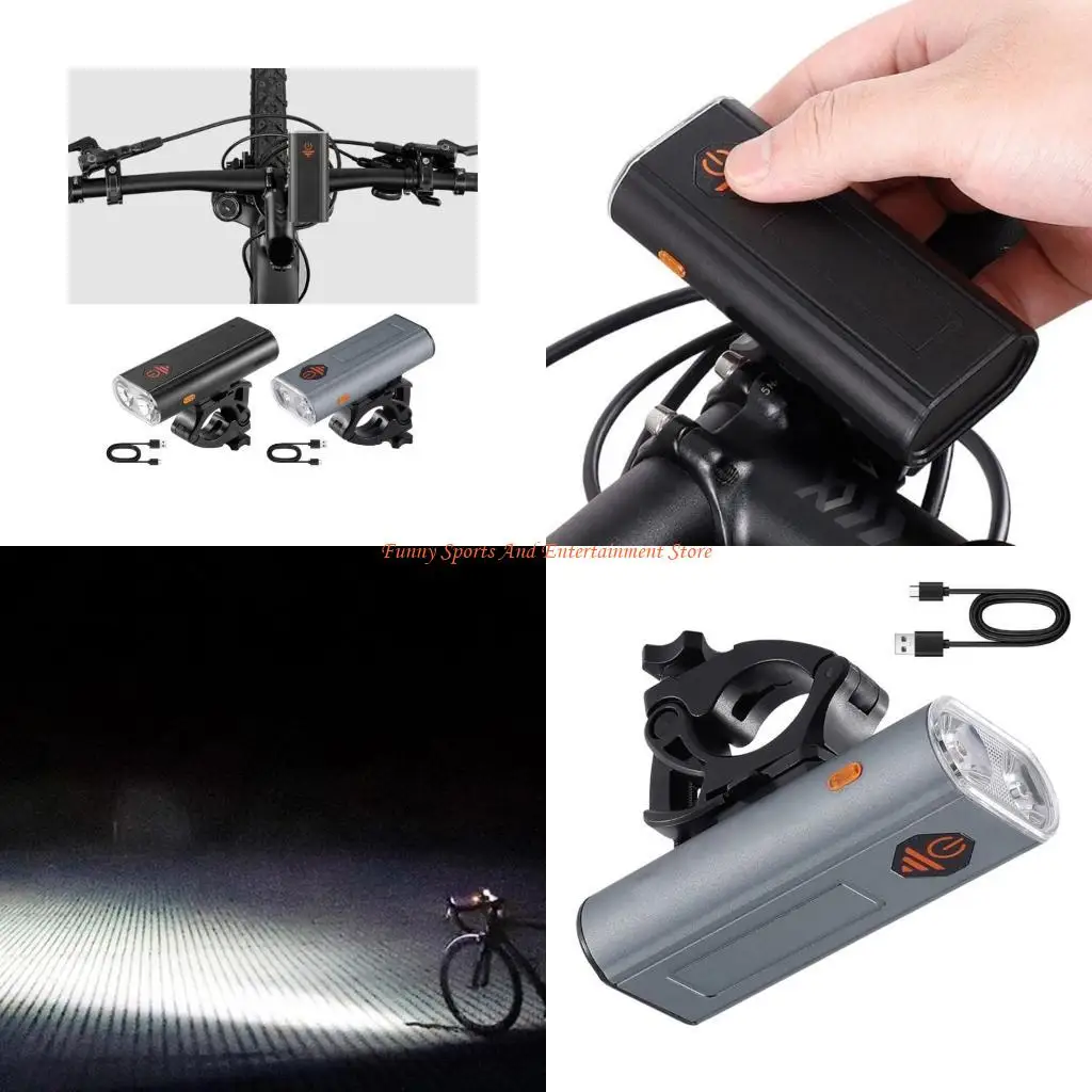 

C4DE Powerful Bicycles Front Headlight Bike Headlight Warning Safety Headlight