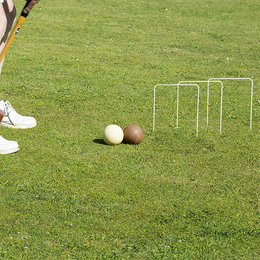 

8pcs Wire Football Goal Set Iron Croquet Wickets Portable Easy Assembly Family Outdoor Fun Multiplayer Enjoyment
