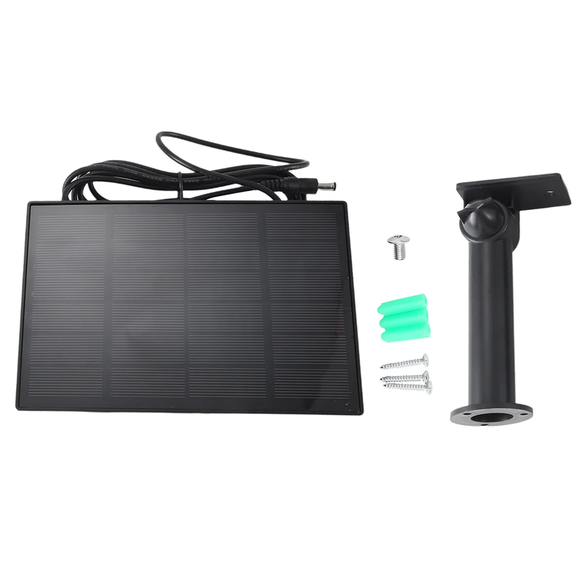 4W Solar Panel Output 5V Solar Cells Charge Built-in 18650 Battery for Outdoor Security Camera