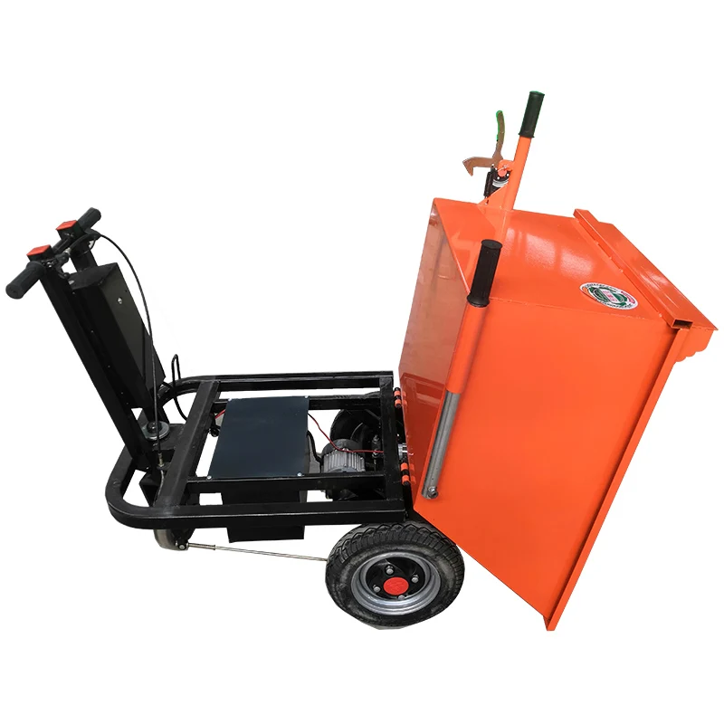 

Small Electric Trolley Hand Push Cart Tricycle Three Wheels Multipurpose Hand Truck Tricycle Dump Truck