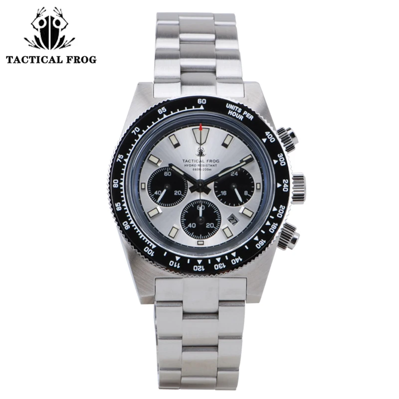 Men's Chronograph Watch, 41mm Solar Quartz Movement