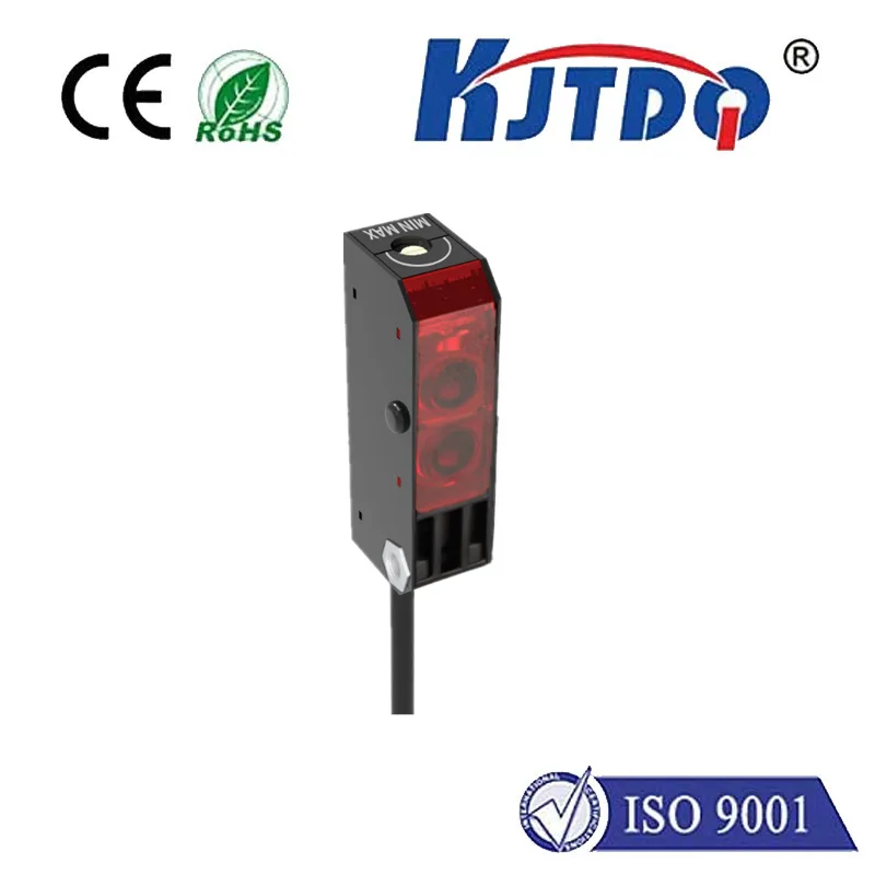 KJT Fw60 IP67 NPN PNP Sn 1.5m 12V 24V من خلال انعكاس الشعاع مستشعر القرب الكهروضوئي انعكاس منتشر بالأشعة تحت الحمراء