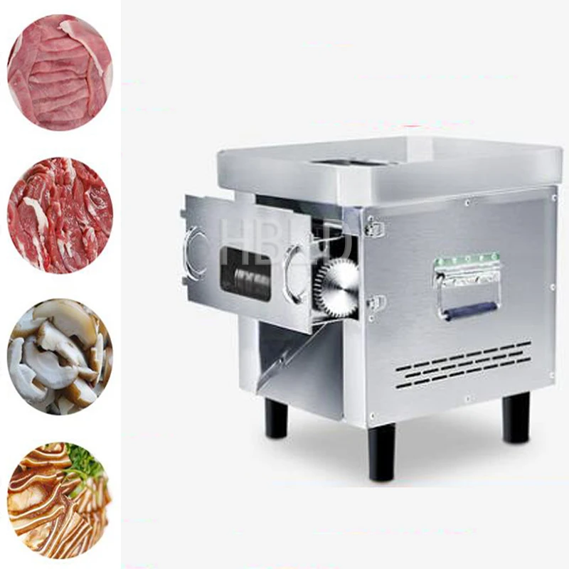 

Commercial Small Vegetable Cutter Electric Meat Cutter 110V/220V 850W Commercial Stainless Steel Fresh Meat Shredder