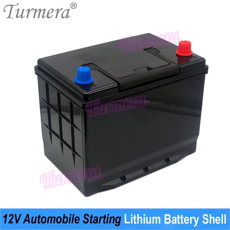 Turmera 12V samochodowe baterie litowe Shell akumulator samochodowy Box zastosowanie w 60 serii 80D26 55D26 65D26 wymień 12V kwasowo-ołowiowy