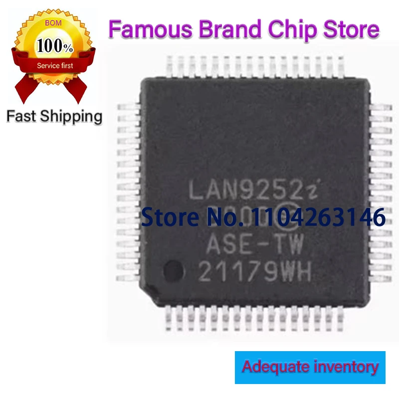 NHHS-2 NHHS QFP-48 LAN9252-I/PT LAN9252 TQFP64 1PCS