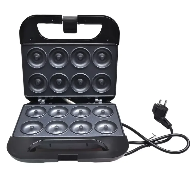 8 Holes Mini Donuts Maker Electric 220V Automatic Non-Stick Snacks Cooking Cake Pan Oven For Kids Dessert Breakfast Kitchen
