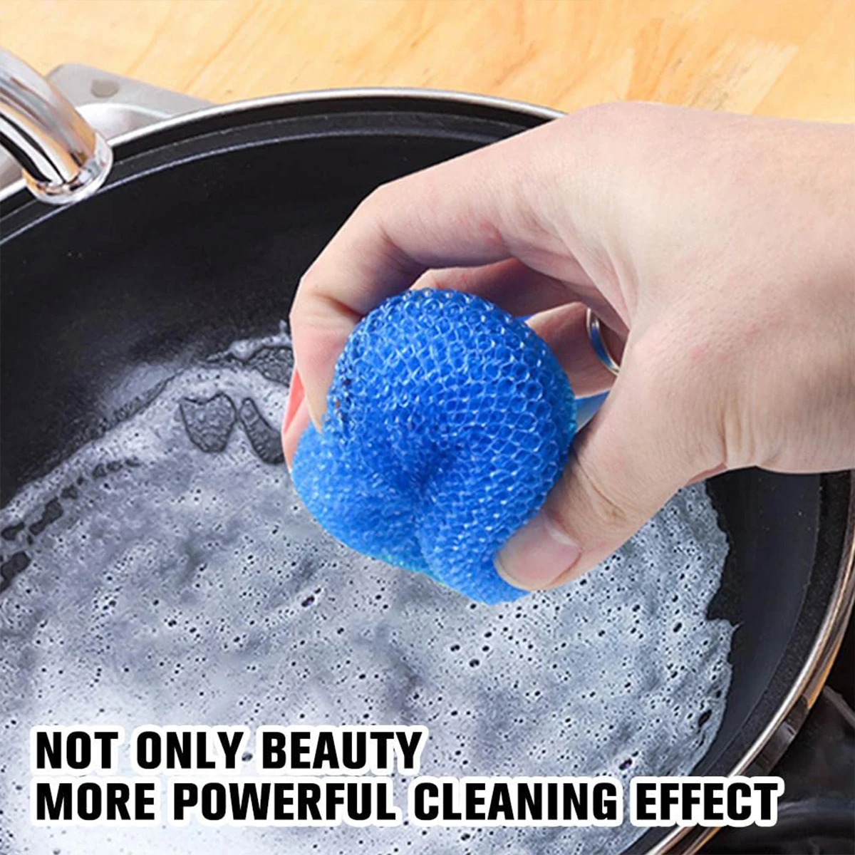 24Pcs/Set Dish Cleaning Brushes Mesh Pad Random Color Dish Mesh Scrubber Bowl Pot Cups Scouring Pad Kitchen Cleaning Scrubber