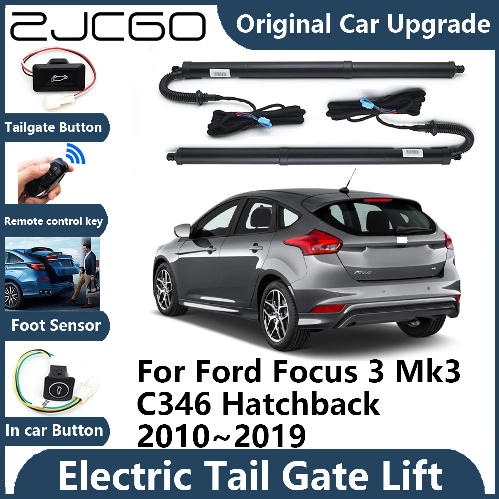 

For Ford Focus 3 Mk3 Hatchback 2010~2019 Tailgate Electric Tail Gate Lift Prop Support Vehicle Power Rear Door Liftgate Strut