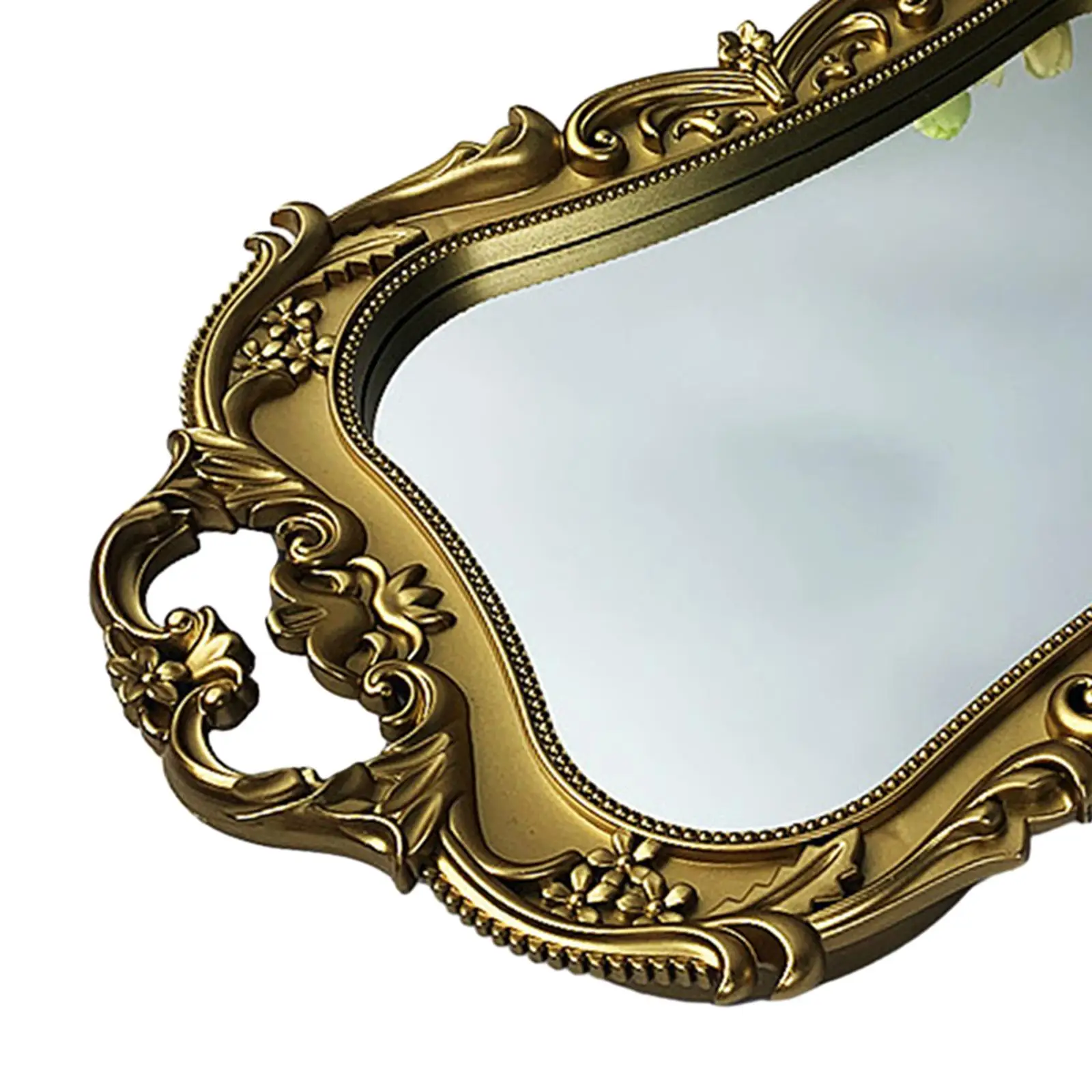 Decorative Trays Photography Props Retro Style Makeup Serving Tray for Living Room Home Decorative Coffee Table Counter Bedroom