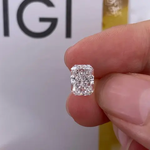IGI Certified Radiant Shape Lab Grown Loose Diamonds 0.5ct 1ct 1.5ct 2ct 3ct 4ct 5ct CVD HPHT Laboratory Diamond Wholesale