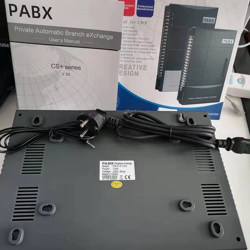 Telephone PBX Switchboard / CS416 PABX Office Phone System / Switch System / Telephone Exchanger