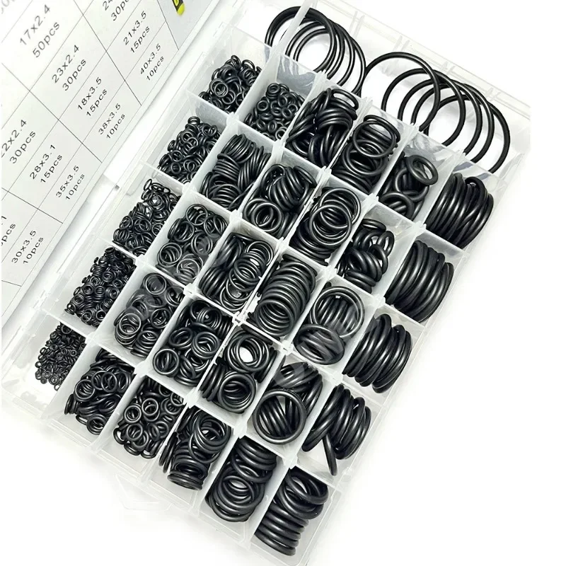 Seal Leak Repair O-rings Gaskets 1540Pcs O Ring Kit for Auto Engines Car Air Condition Faucet Plumbing Water Fitting
