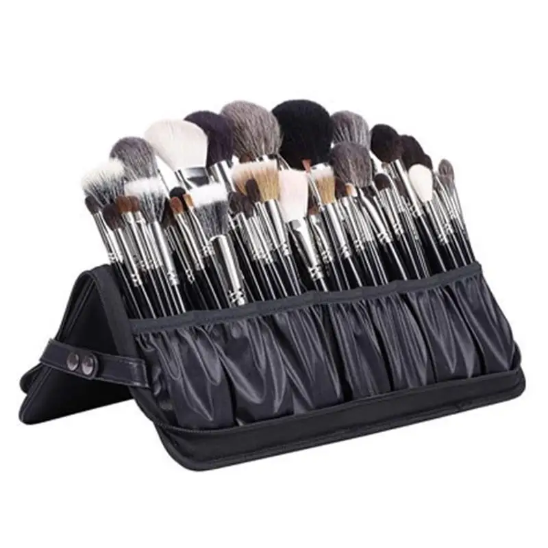 11/14 fori Professional Fold Waterproof Women Makeup Brush Tools Bag Organizer Travel Powder set di cosmetici custodia da toilette