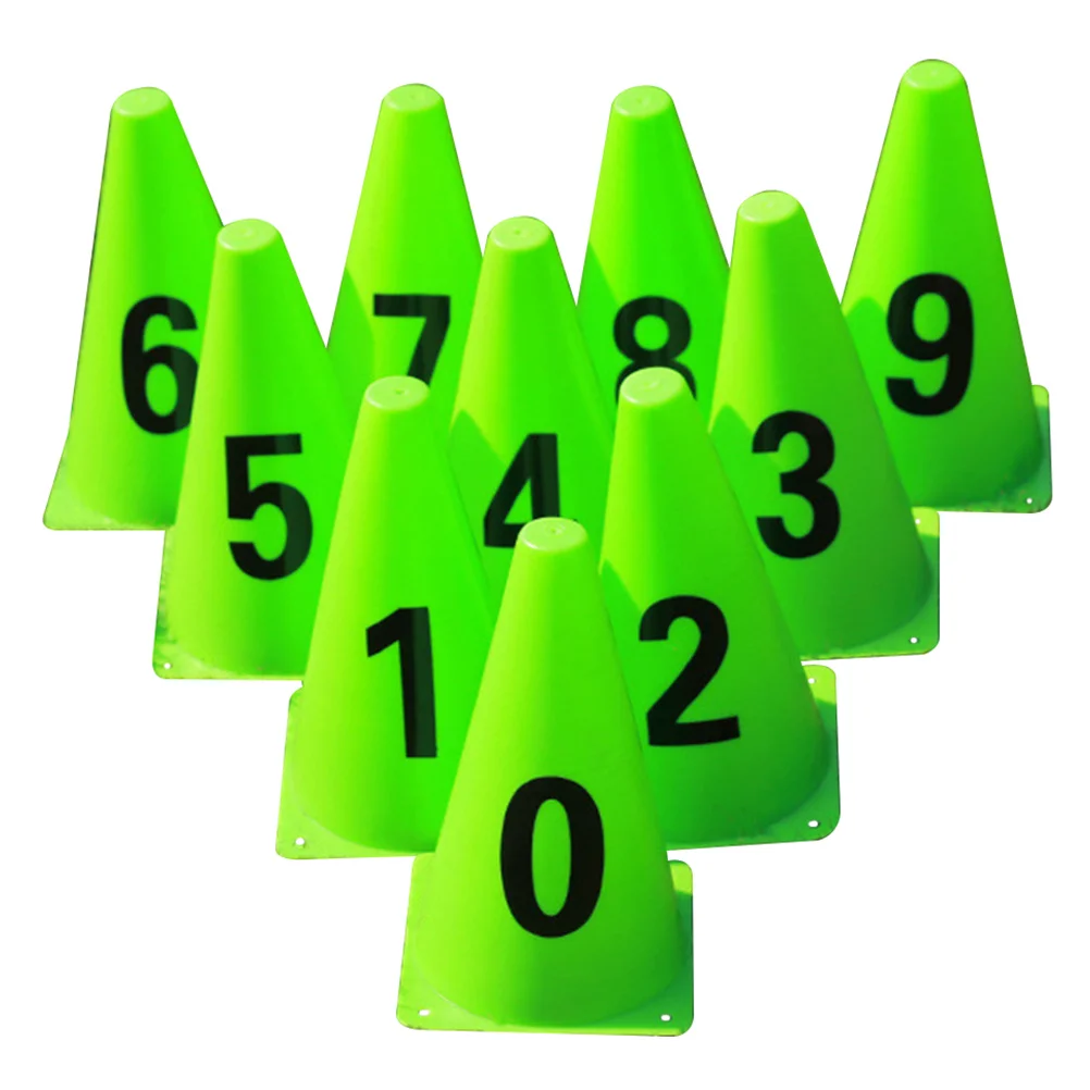 1 conjunto de baldes de treinamento de futebol pe de alta qualidade barriles de sinal de futebol antidrop resistente ao desgaste para esportes cones de treinamento de bola de futebol