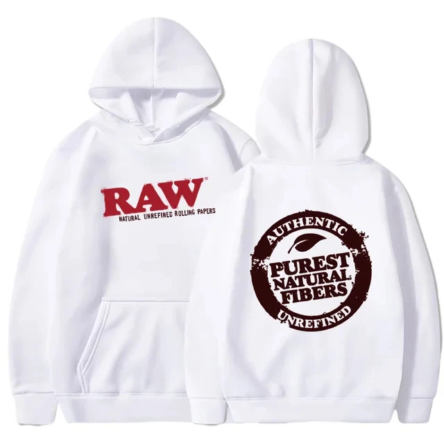 

RAW Fashion Hoodie Men's Sweatshirt Polar Fleece Hooded Harajuku Hip Hop Casual Men's Ladies Hoodie High Quality Pullover Hoodie