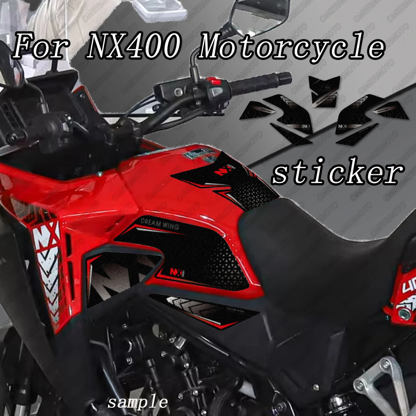 For NX400 NX 400 3M Motorcycle Accessories Tank Pad Protector Frosting Sticker Decals