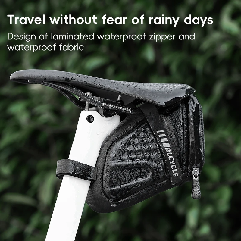 

ESLNF Hard Shell BikeTail Bag Waterproof Outdoor Sports Mountain Road Bicycle Saddle Bag EVA Reflection Cycling Rear Bag