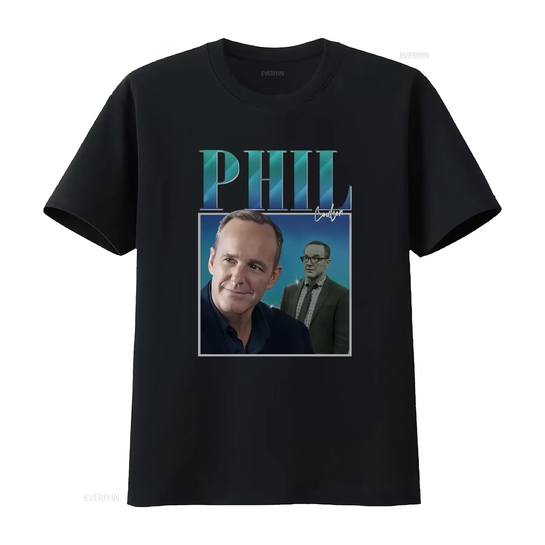 T-shirt Phil Coulson au design rétro vintage, style rock des années 70, 80, 90, M038, manches longues ou courtes, vintage, lavé, respirant