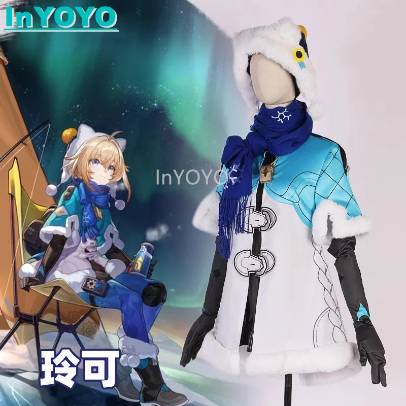 

InYOYO Lynx Cosplay Costume Honkai: Star Rail Game Suit Lovely Women Uniform Halloween Carnival Party Outfit New 2023