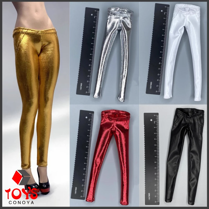 

In Stock CROW DH TOYS 1/6 Scale Fashion Trendy Tight Pants Clothes Model Fit 12'' Narrow Hip Female Soldier Action Figure Body