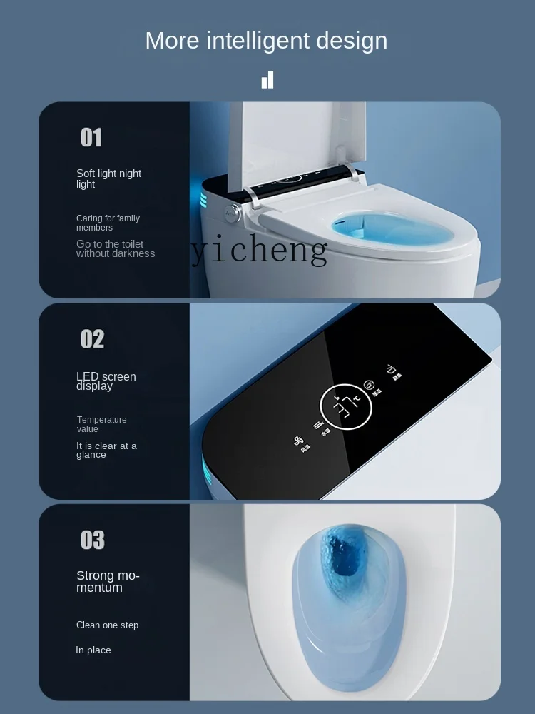 YY Household Smart Toilet Integrated Instant Automatic Flip Toilet