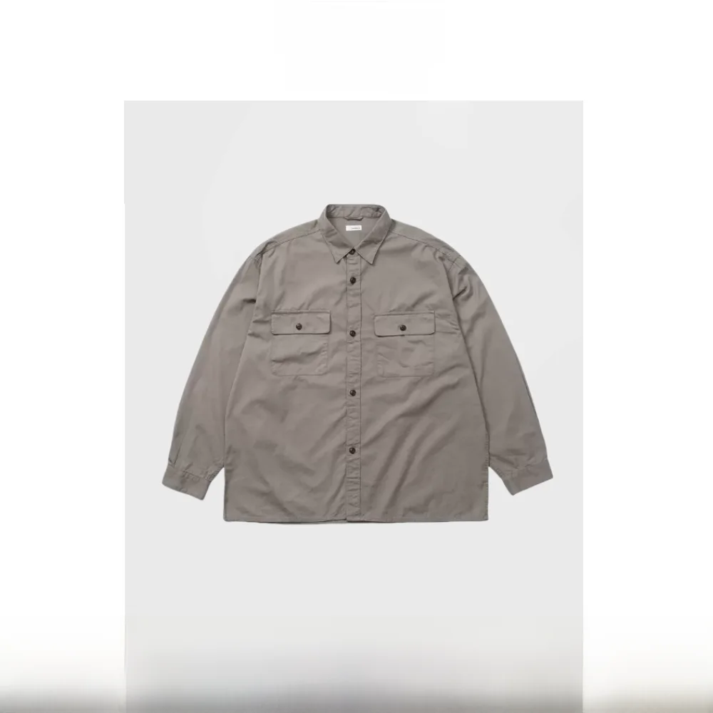 

Humans Mades Japanese Sle Work irt Jaet with Multiple kets for Men Autumn Winter Loose Fit Long Sve Casual